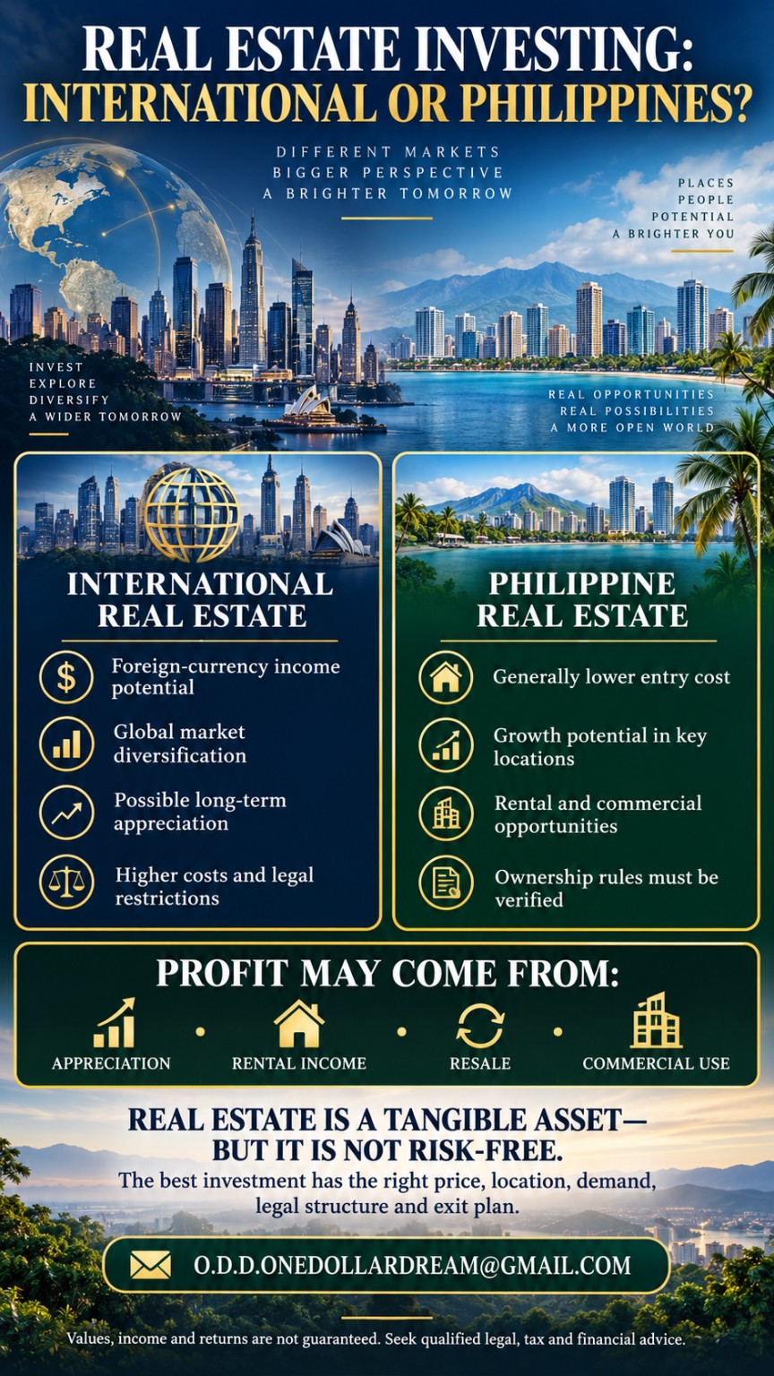 International and Philippine real estate comparison campaign