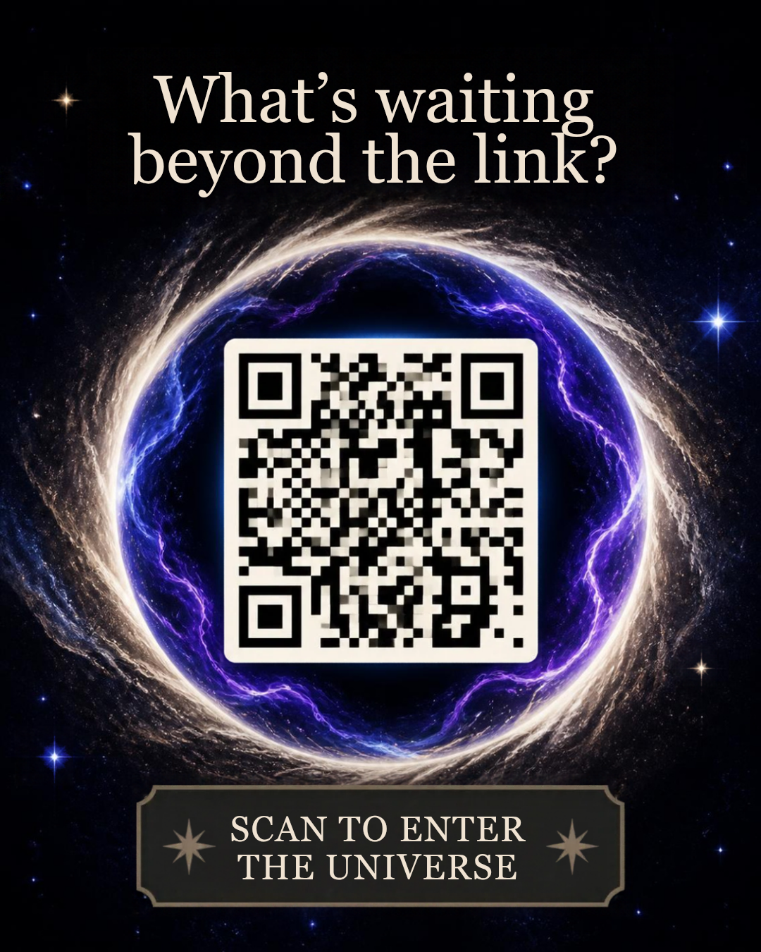What’s waiting beyond the link? Scan to enter the ODD Universe